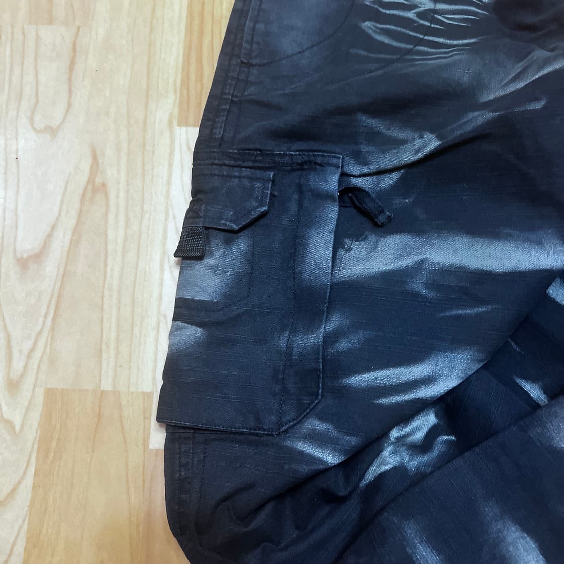 (32) 빈티지 주름 페인팅 오버사이즈 카고팬츠 상품이미지5