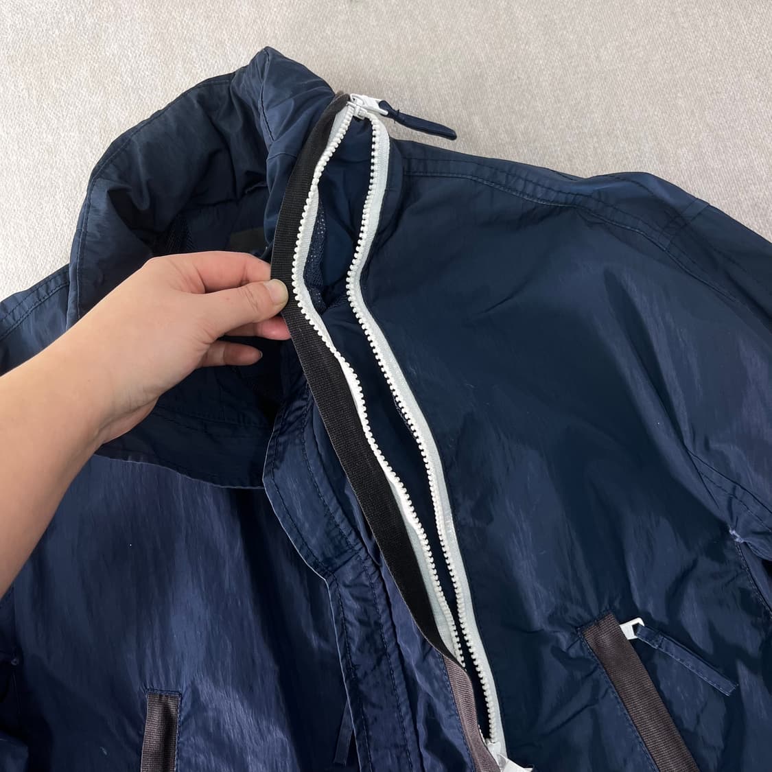 100 알마니 익스체인지 하이넥 윈드브레이커 필드 자켓 상품이미지4