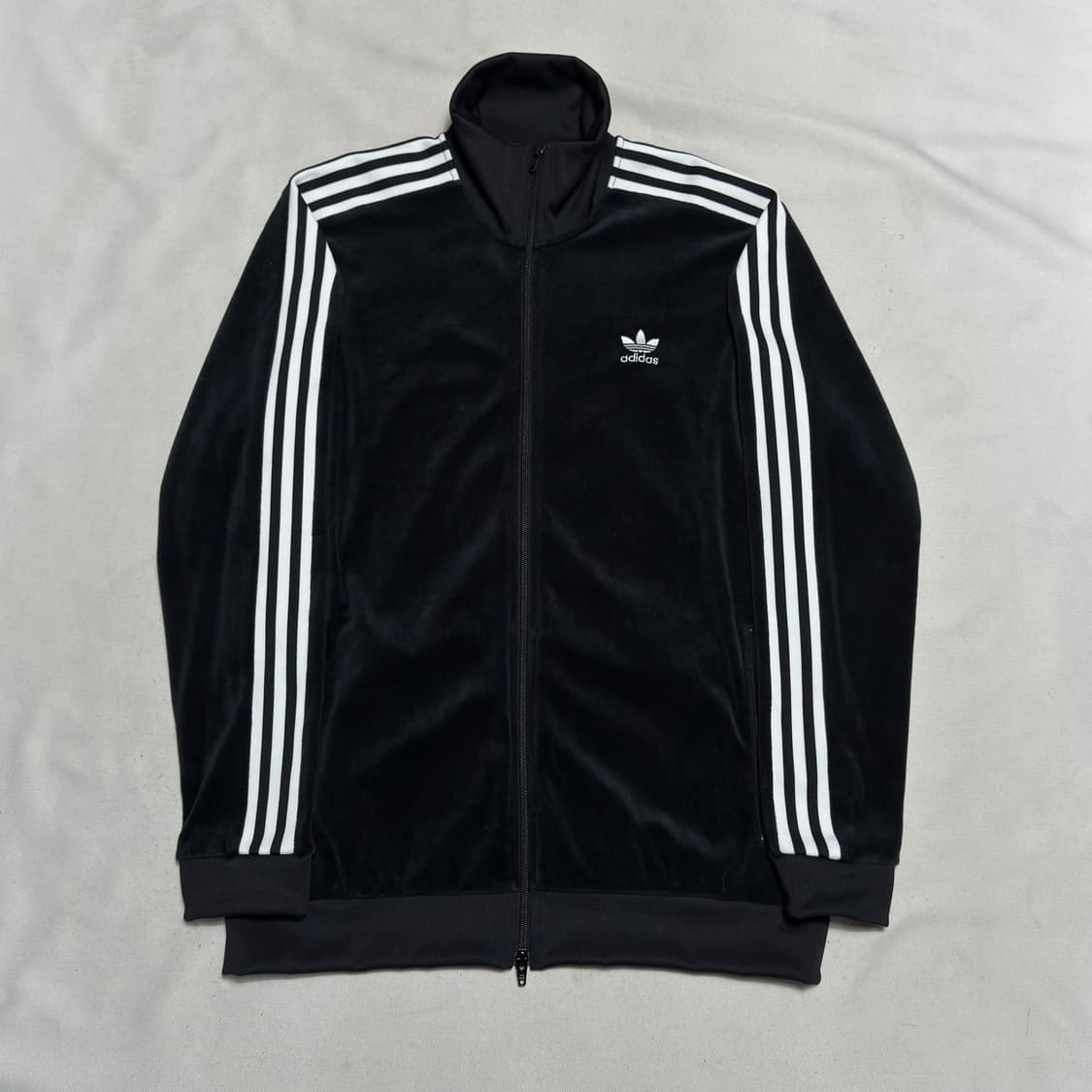 3XL 아디다스 파이어버드 벨벳 블랙 트랙탑 상품이미지2