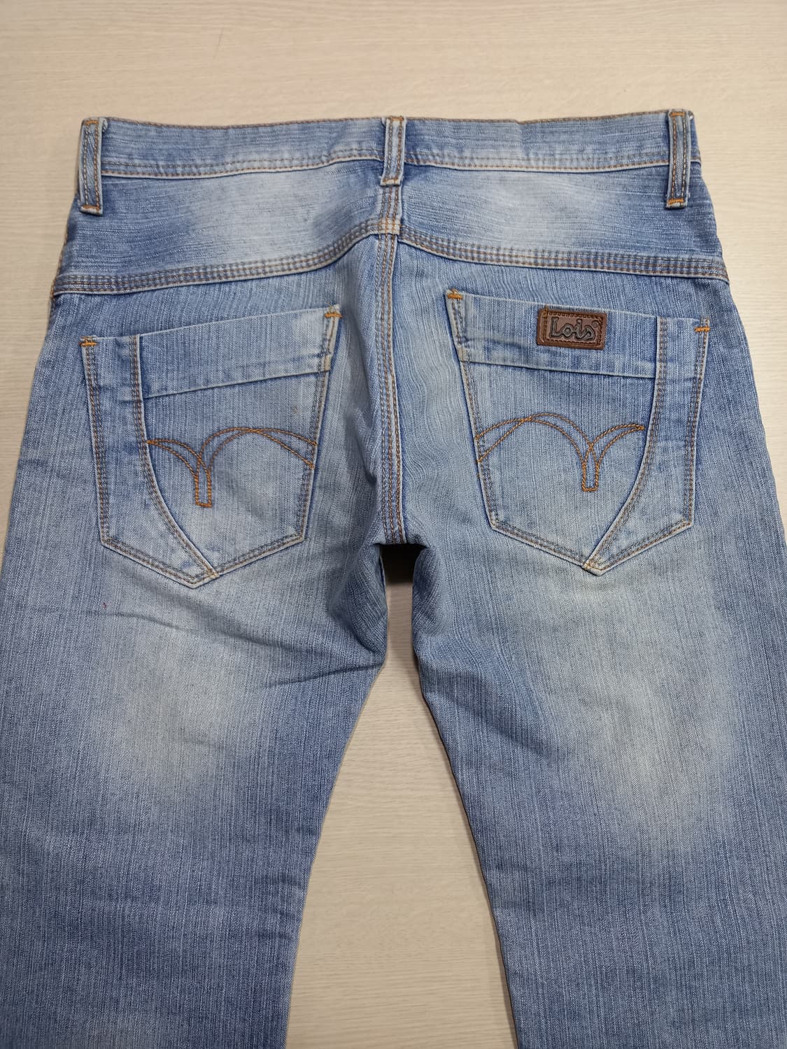 32 Lois 워싱 테이퍼드핏 일자진 32-358 상품이미지4