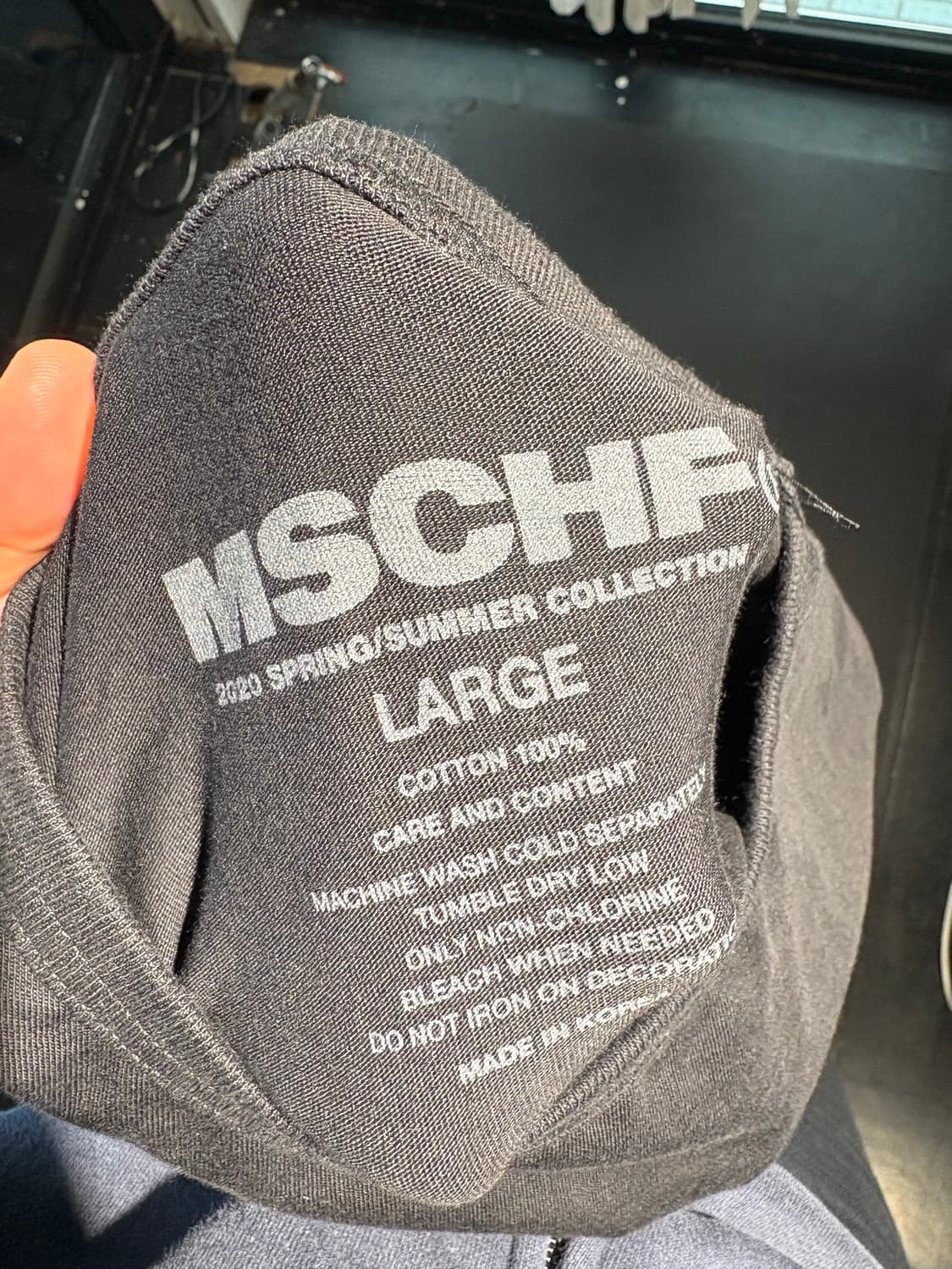 미스치프 레터링 롱슬리브 L 상품이미지2