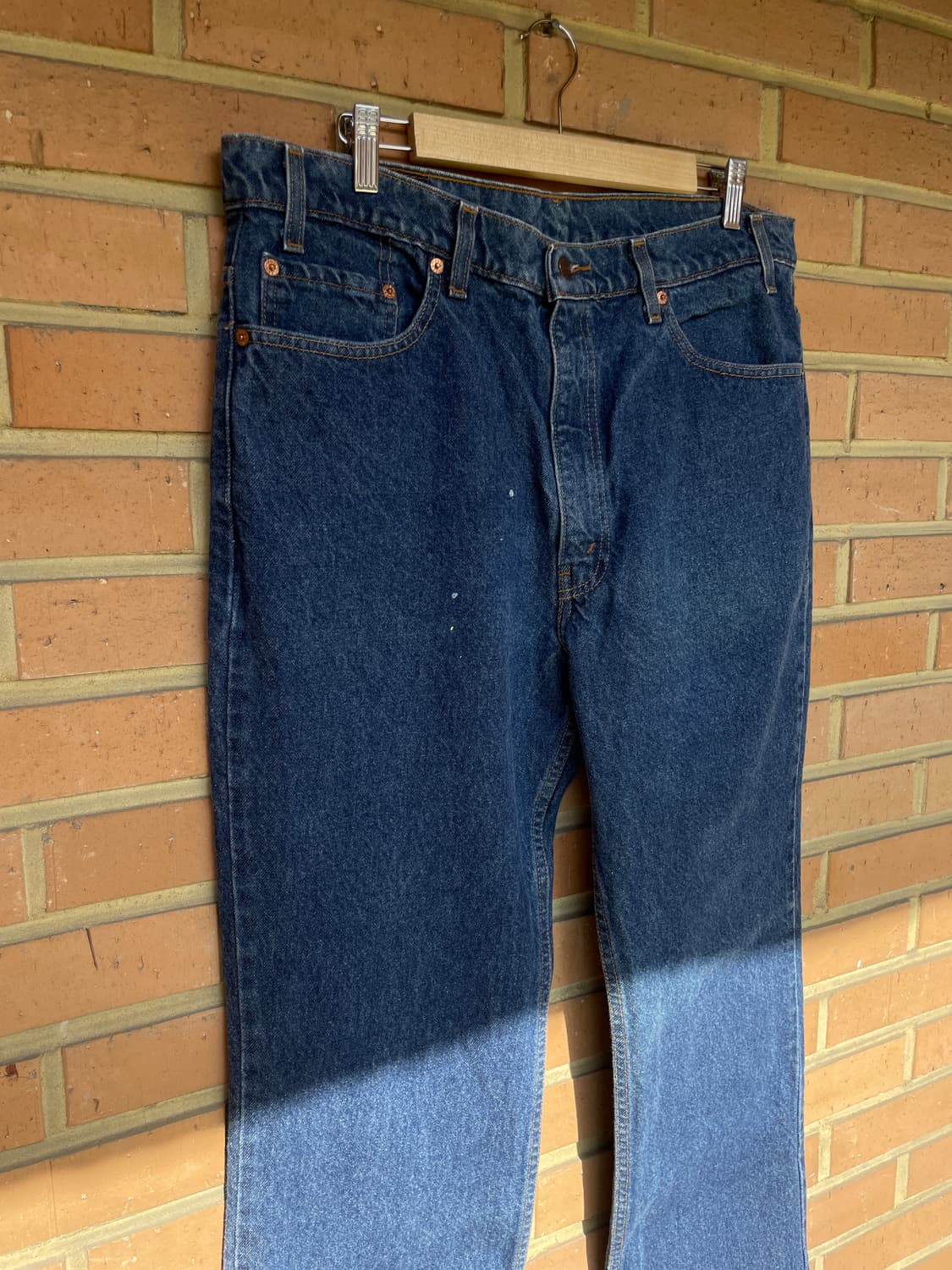 [38x30] 90s 리바이스 517 부츠컷 중청 워싱 진 데님 상품이미지2