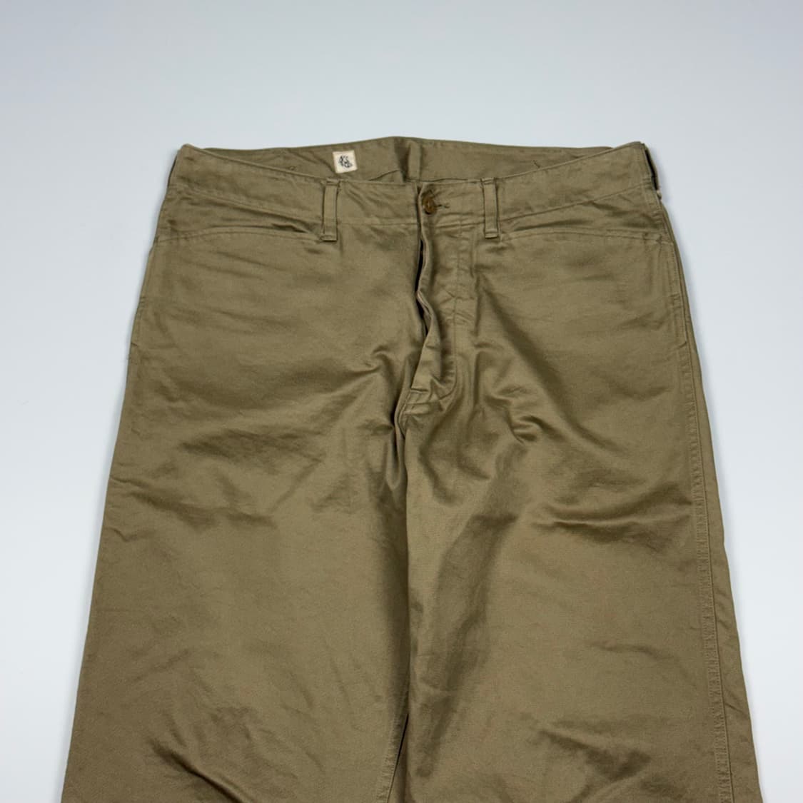 (33) 캡틴선샤인 코튼 S.F 트라우저 카키 상품이미지3