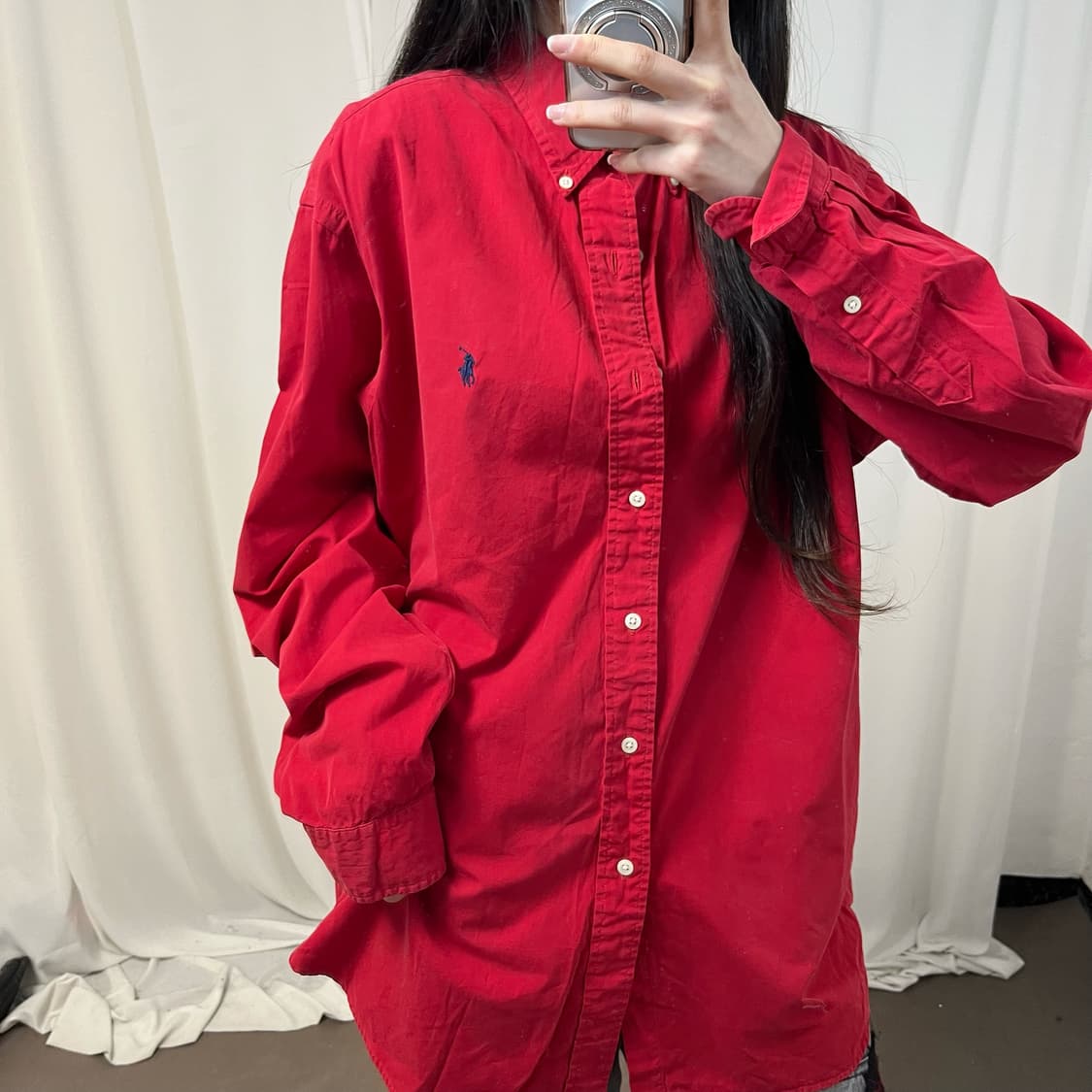 Polo Ralph Lauren red shirt 상품이미지3