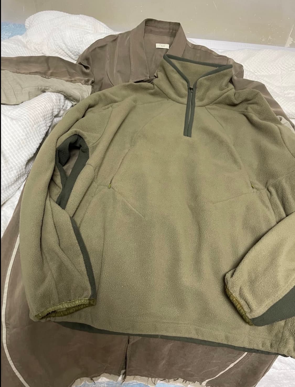 엑슬림 하프집업 후리스 상품이미지4