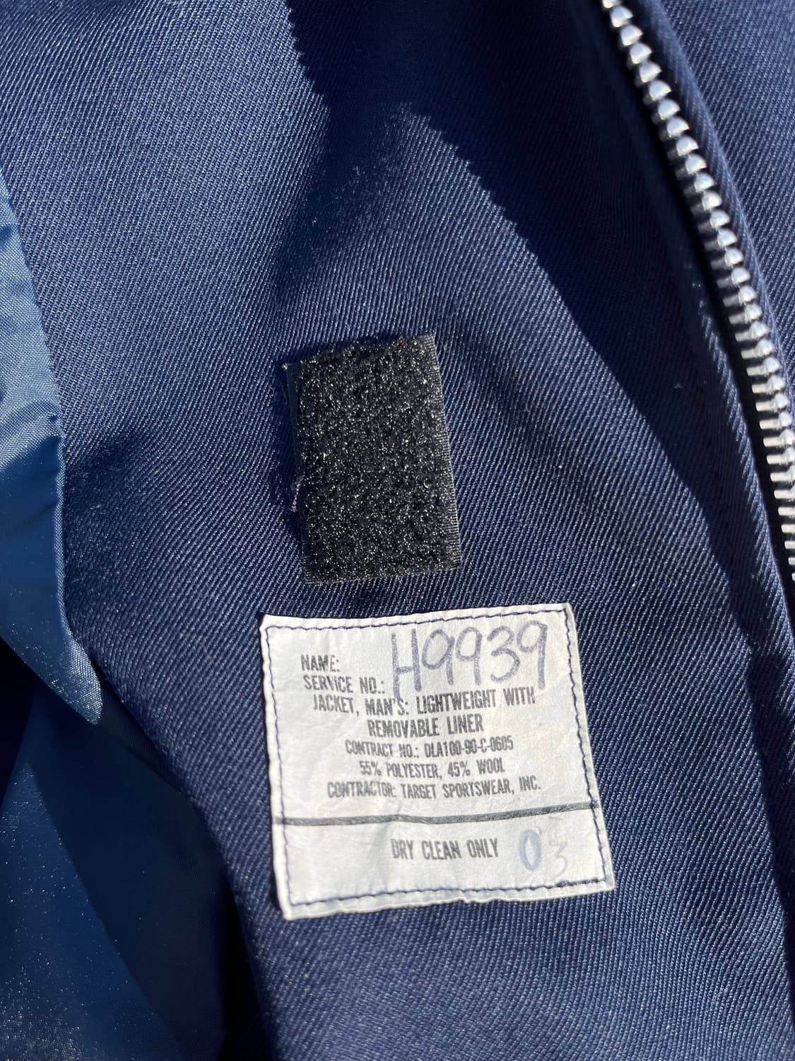 90s USAF lightweight jacket (40L) 상품이미지9