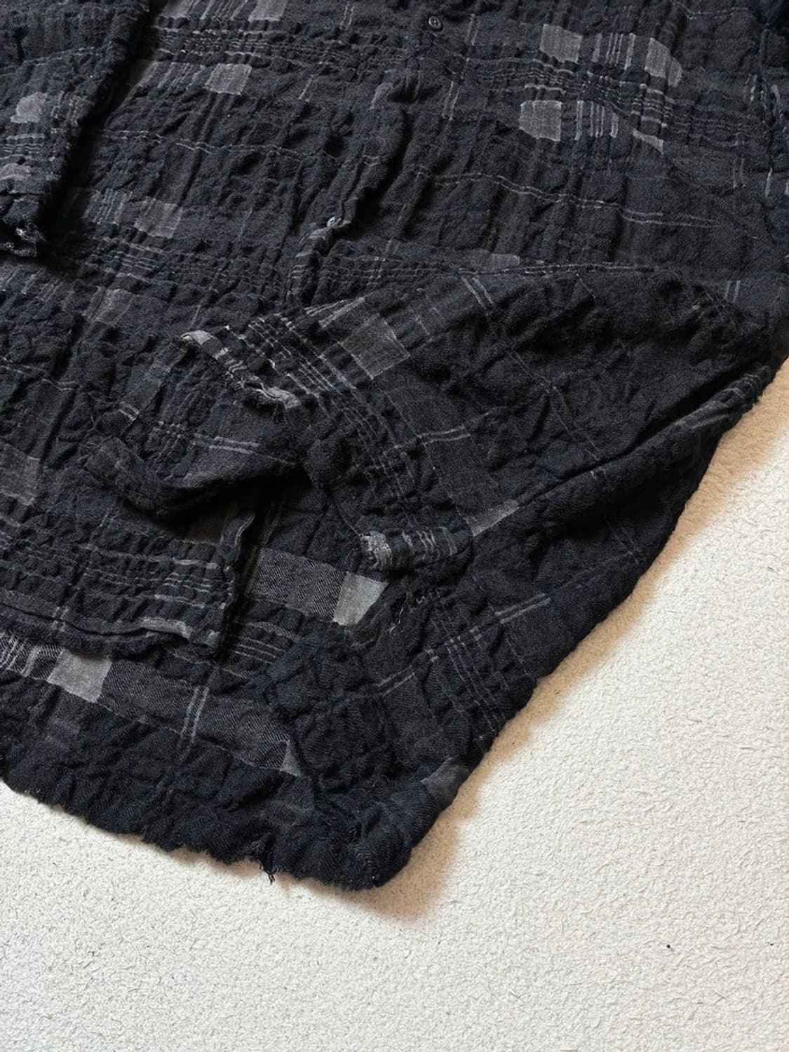 트랜짓 Transit 18AW 수소봉제 롱 셔츠 자켓 PN7690 상품이미지4