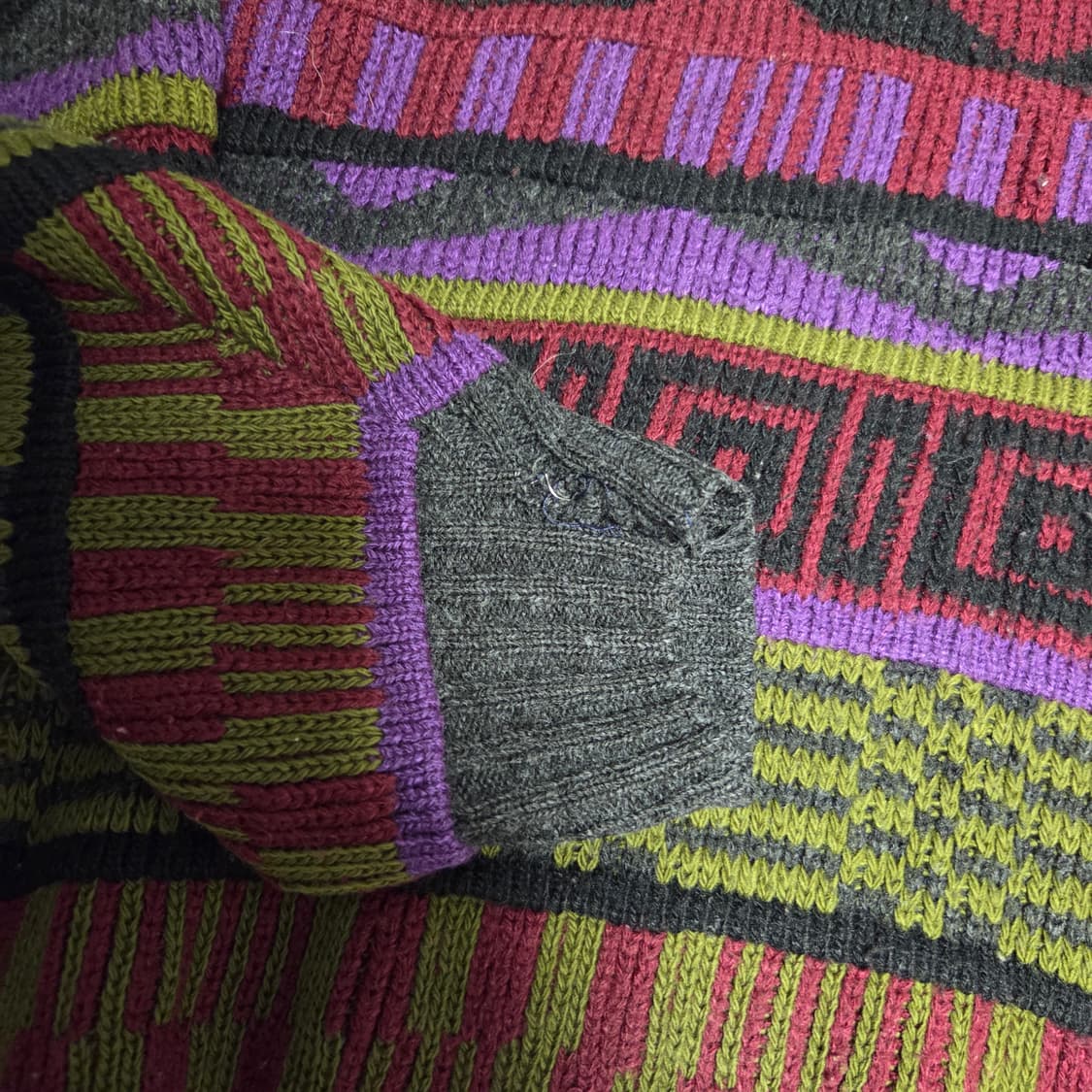 90's Made in USA Magnetic Force 니트 L-XL 상품이미지5