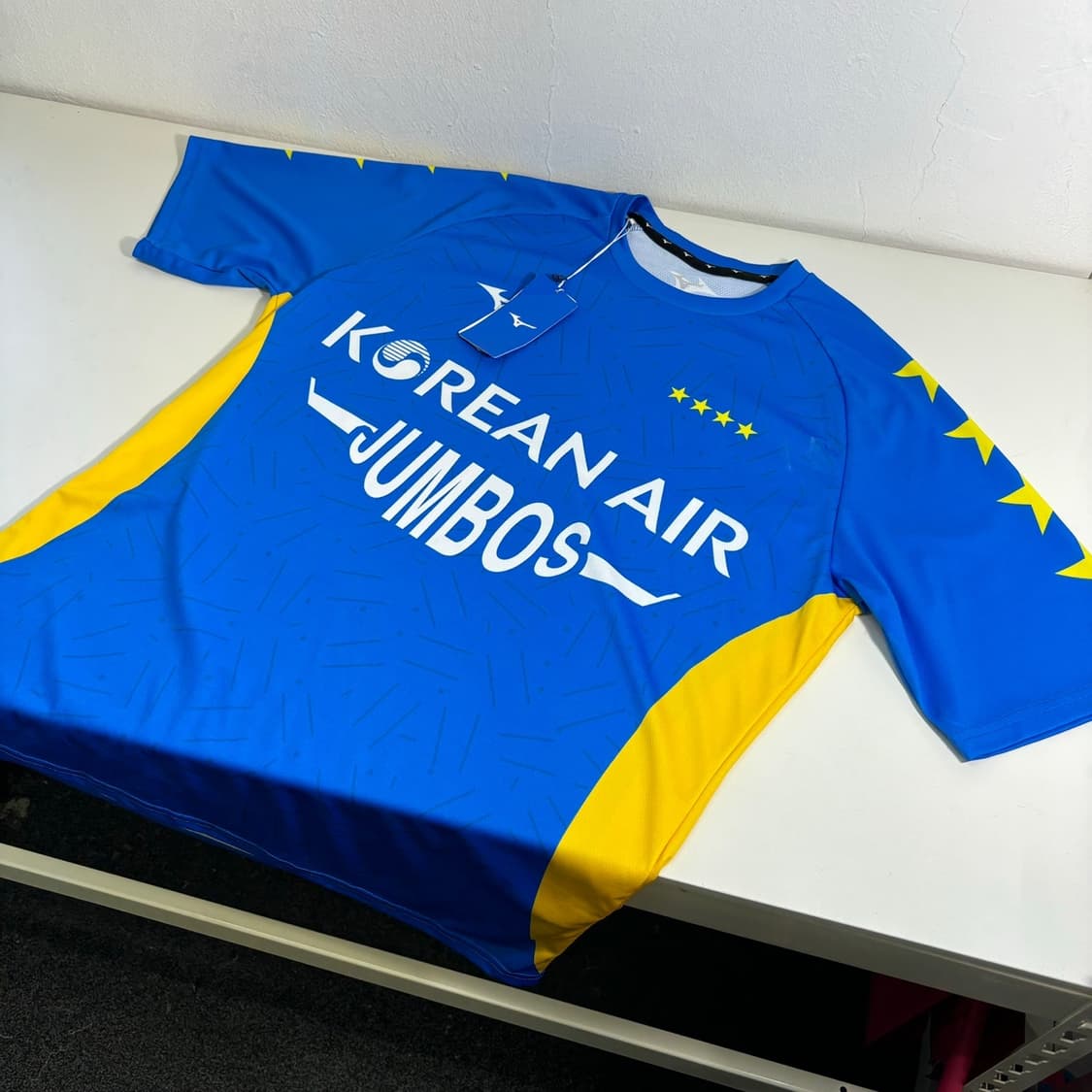 110 XXL 미즈노 대한항공점보스 배구유니폼 상품이미지2