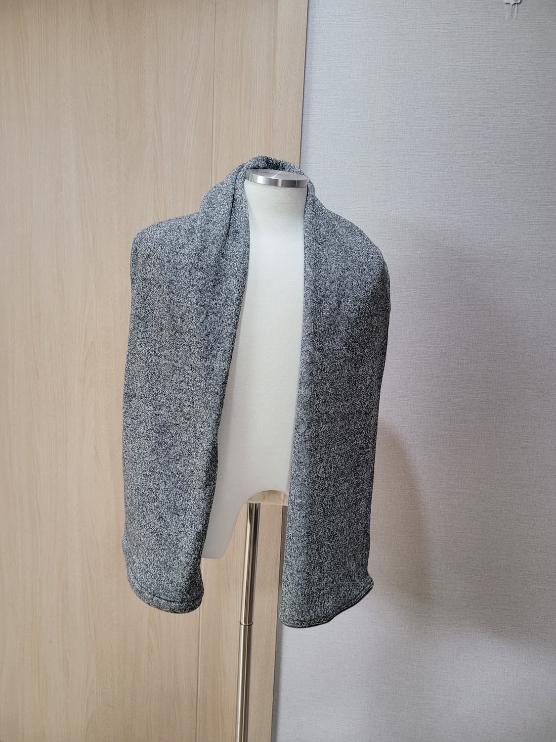 르샵 LeShop 양면 머플러&넥워머 그레이 상품이미지6