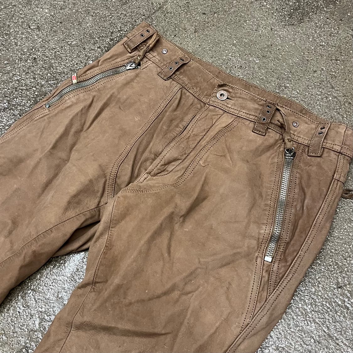 00s Diesel 가죽 팬츠 (31“) 상품이미지3