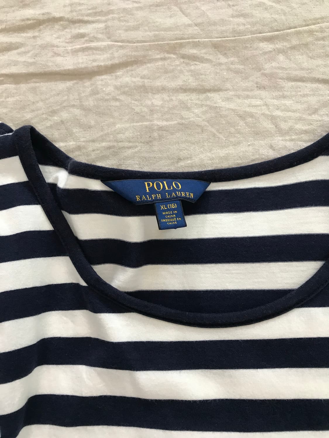 폴로 랄프로렌 포니로고 스트라이프 프릴 긴팔 롱슬리브티 상품이미지6