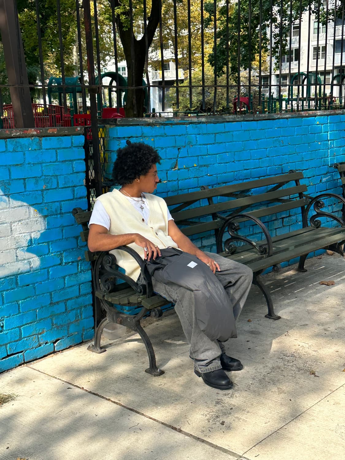 [L] 나나미카 코덴시 니트 울 베스트 상품이미지2