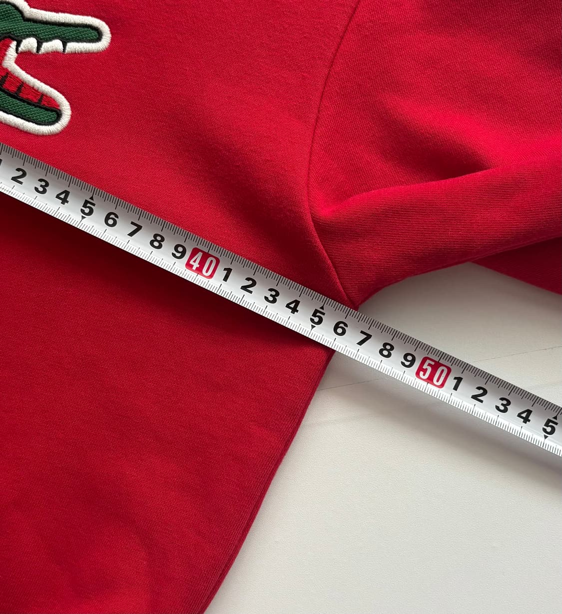 Lacoste 라코스테 빅로고 레드 맨투맨  상품이미지6