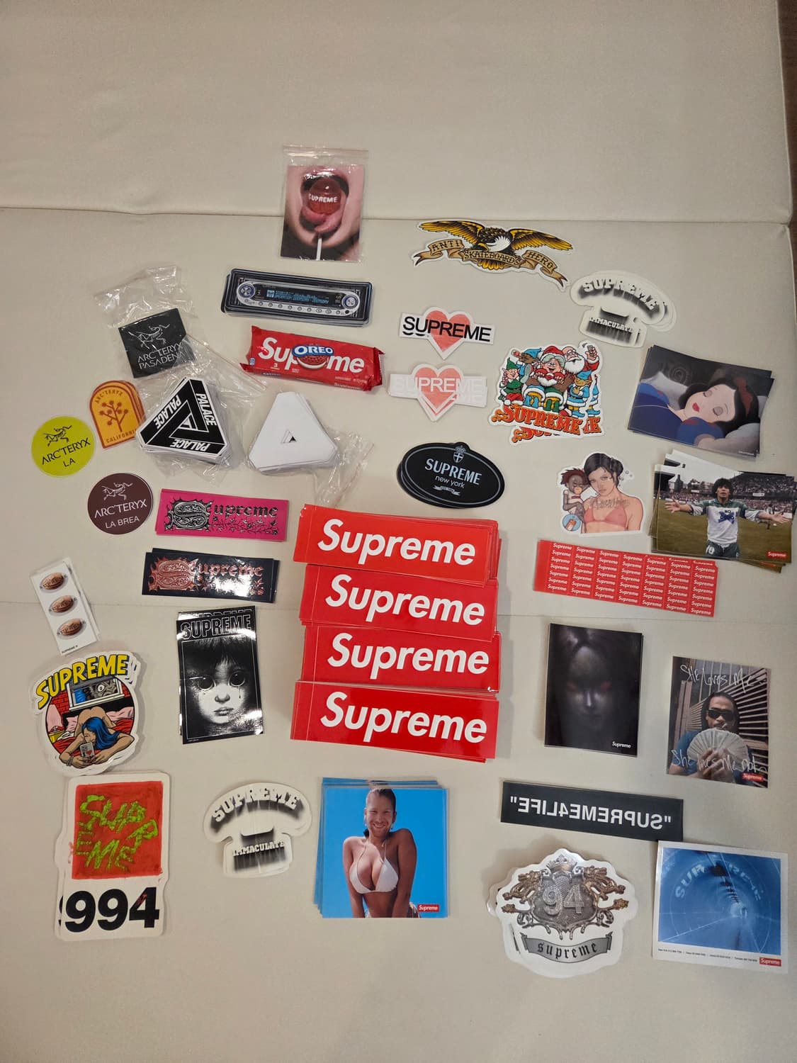(2000원)슈프림,스투시,팔라스 스티커 팝니다 상품이미지1
