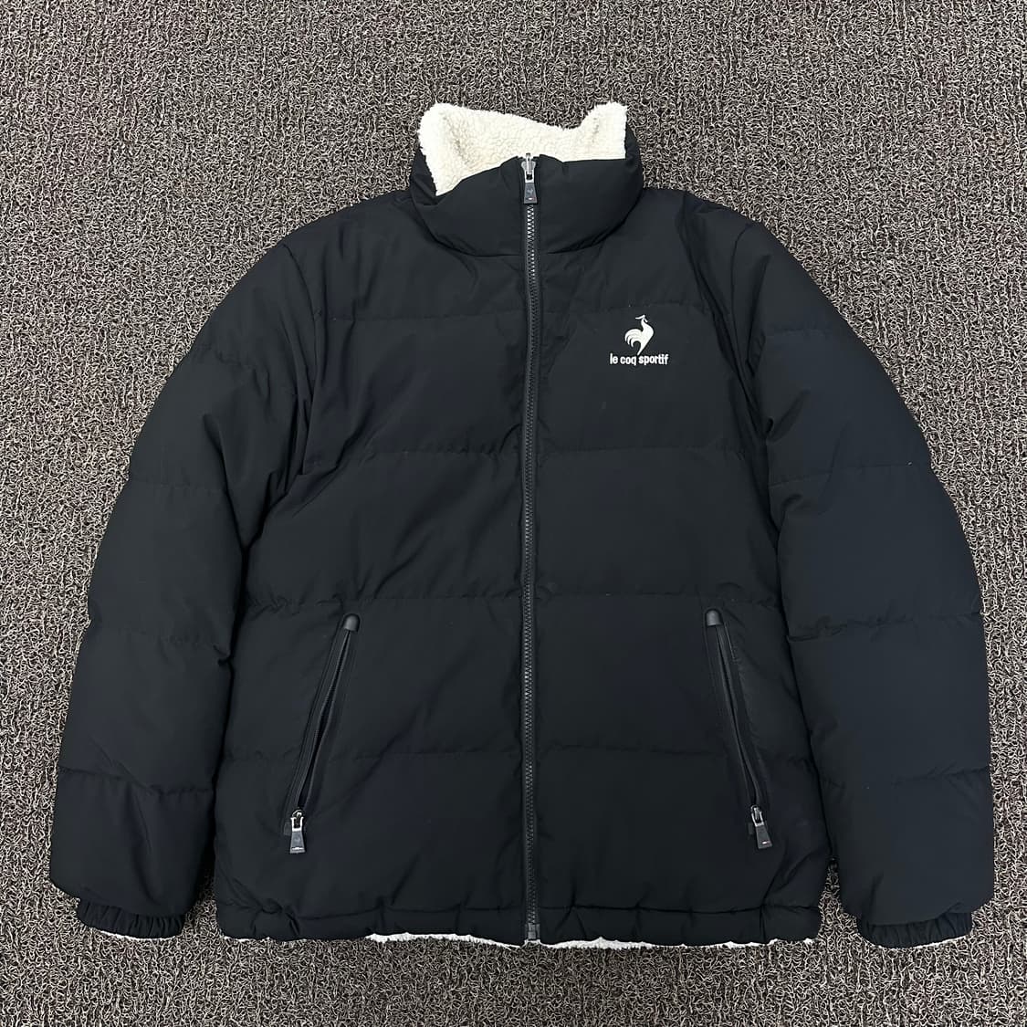 르꼬끄 덕다운 양면 패딩 블랙 95(M) 상품이미지1