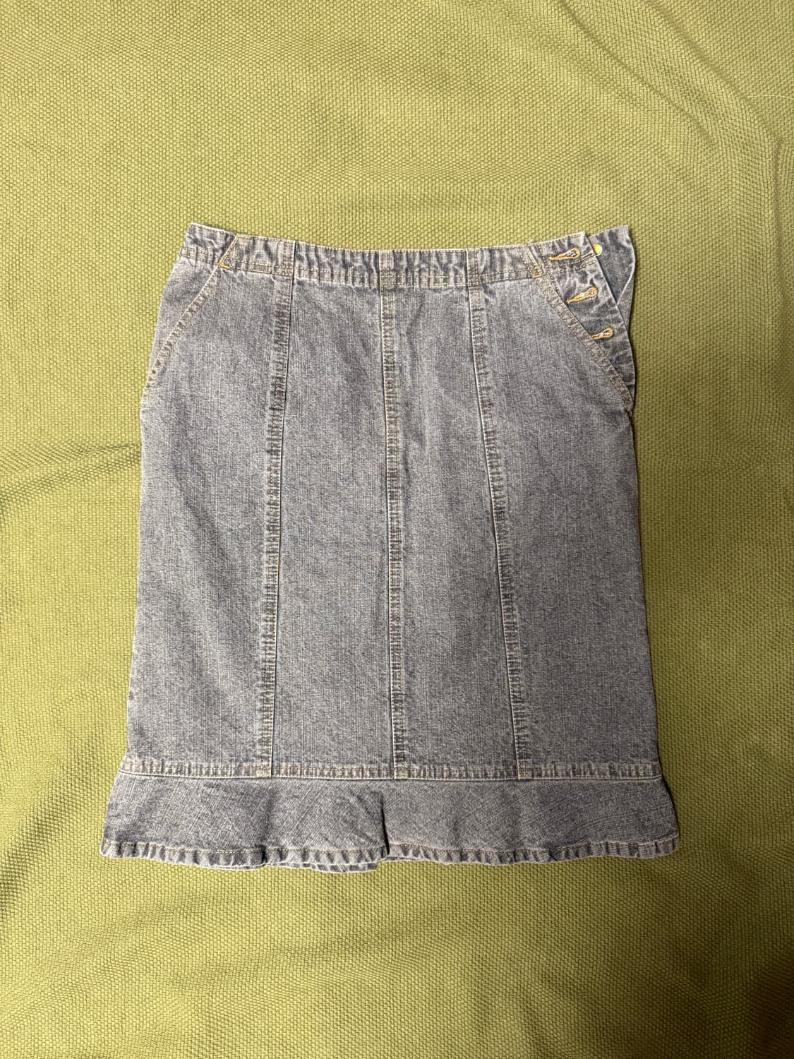 [빈티지] 빈티지 데님 미디 스커트 상품이미지1