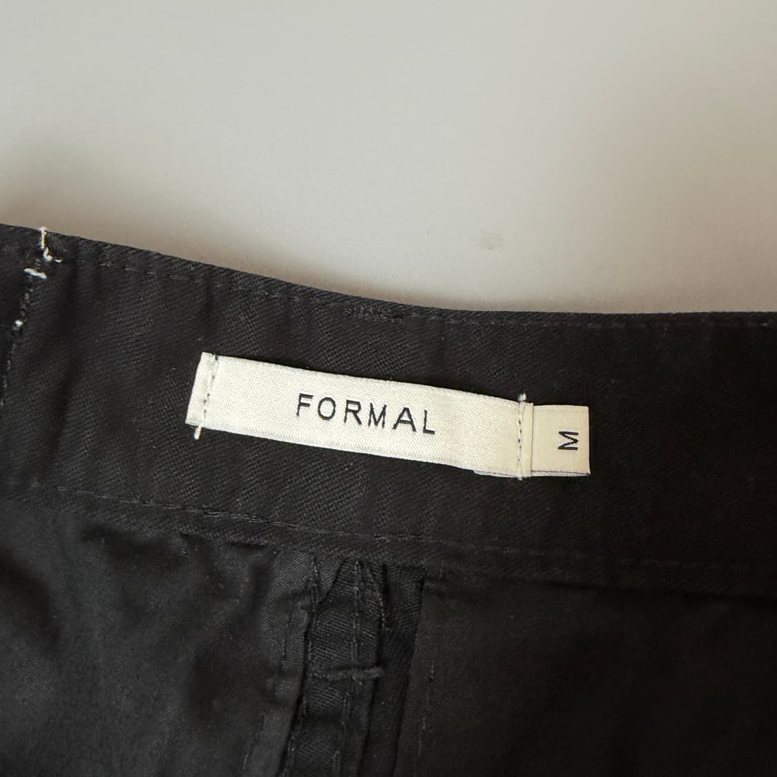 Fomal 블랙 벌룬핏 카고 팬츠 M 상품이미지5