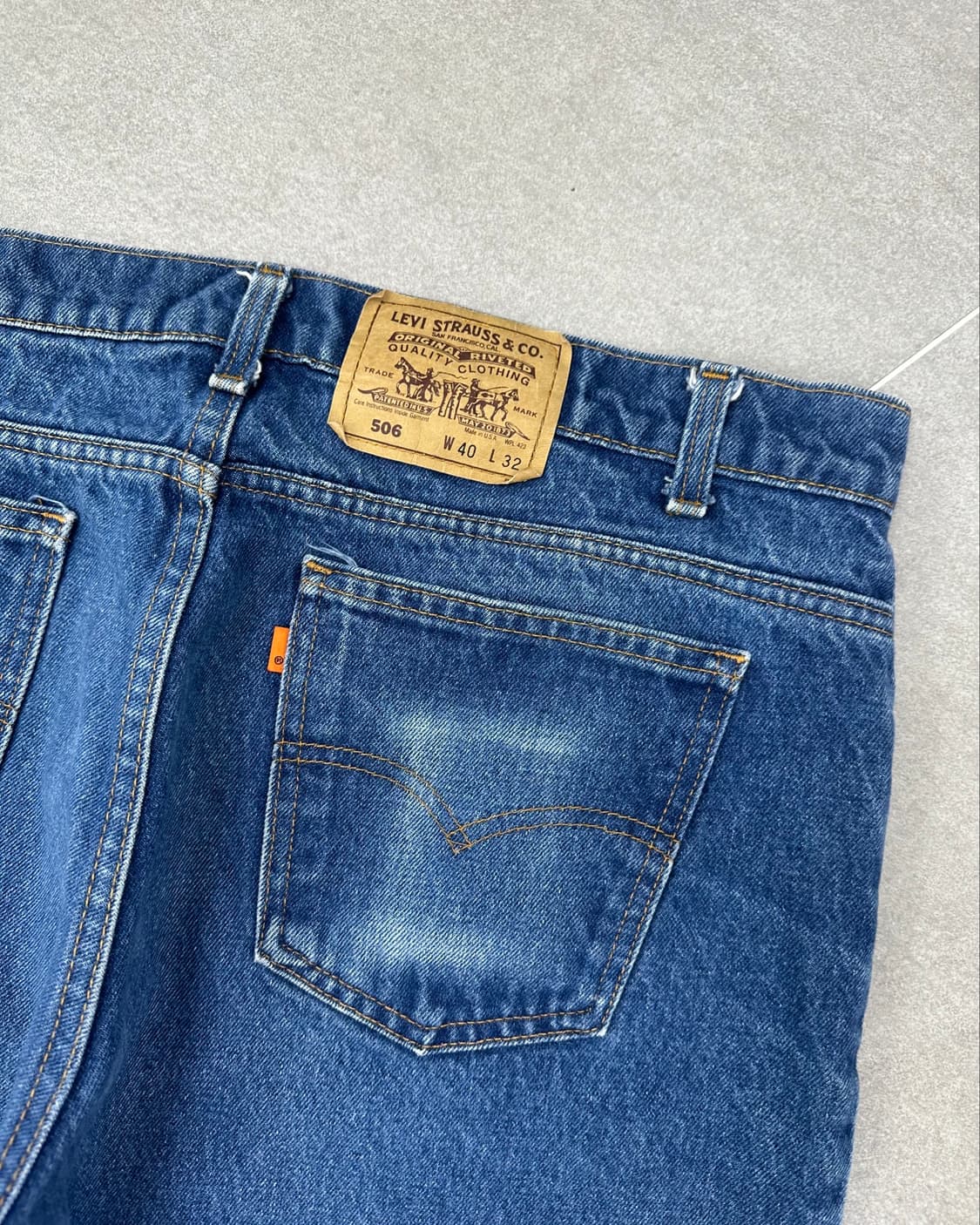 (허단49)90'S 리바이스 USA 506 오렌지탭-M2511 상품이미지6