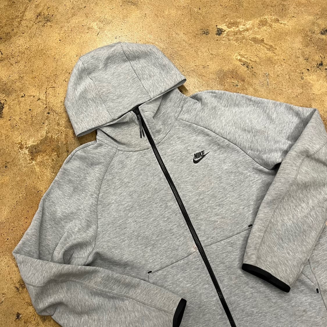 [정품/XL] 나이키 테크 플리스 풀집업 후드 그레이 b10 상품이미지1