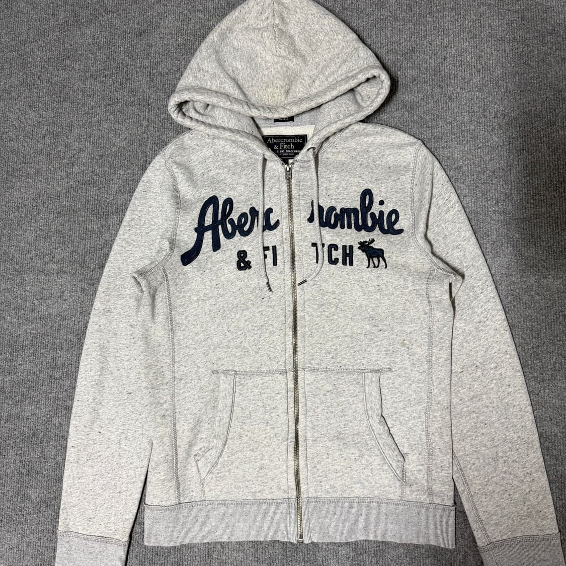 아베크롬비 그레이 후드집업 m 상품이미지2