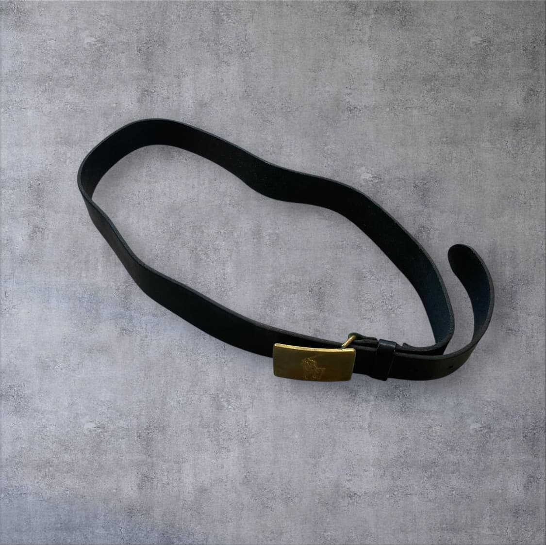 폴로 랄프로렌 블랙 가죽 벨트 상품이미지3