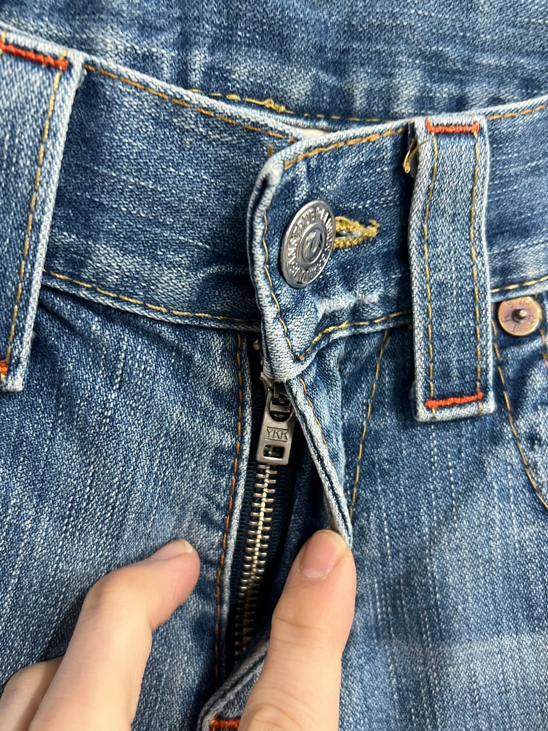 True Religion 트루릴리전 조이 부츠컷 나팔핏 연청 데님 팬츠 상품이미지5