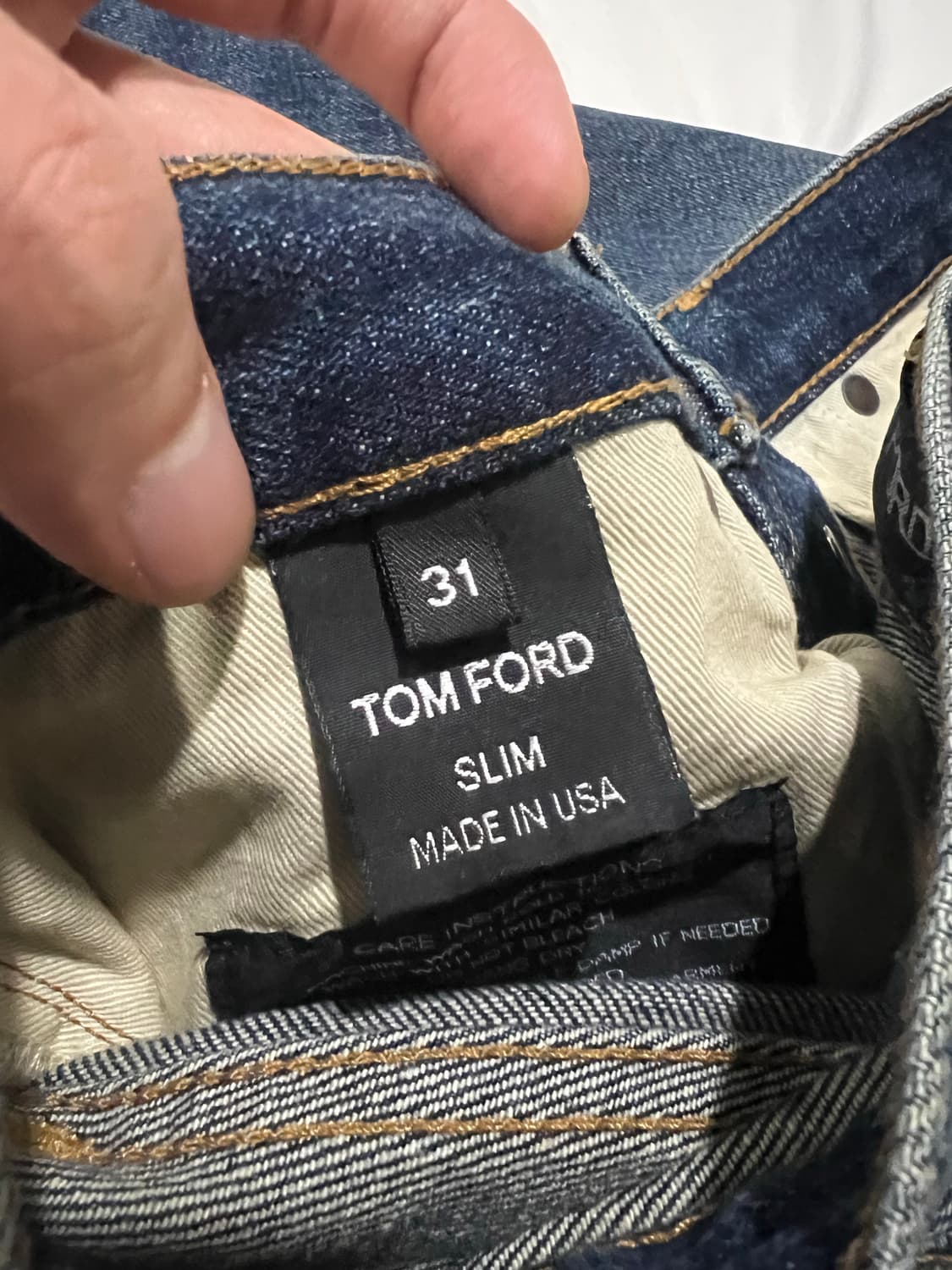 톰포드 워시드 슬림진 31 사이즈 상품이미지5