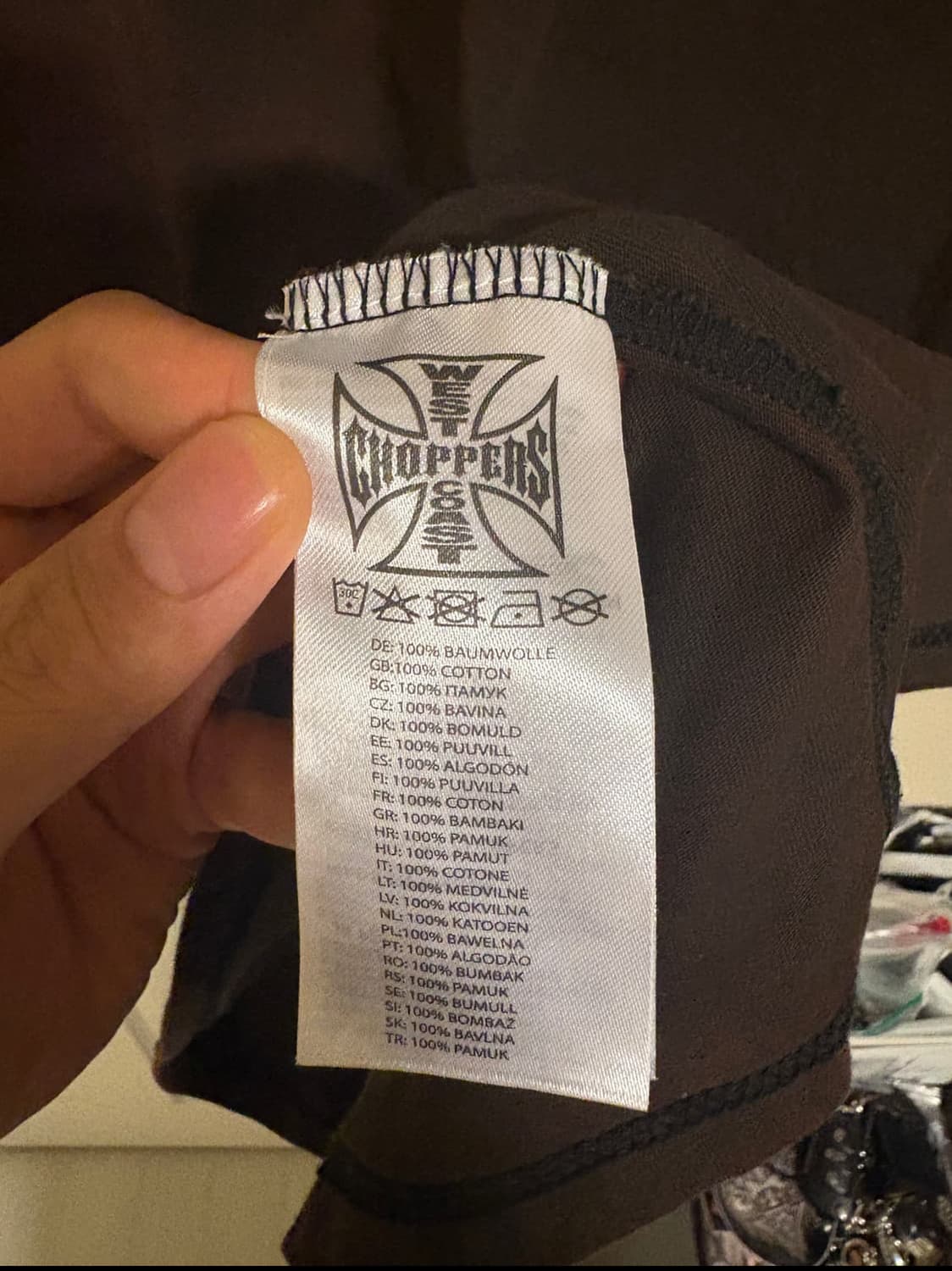 West Coast Choppers Lettering Top 상품이미지3