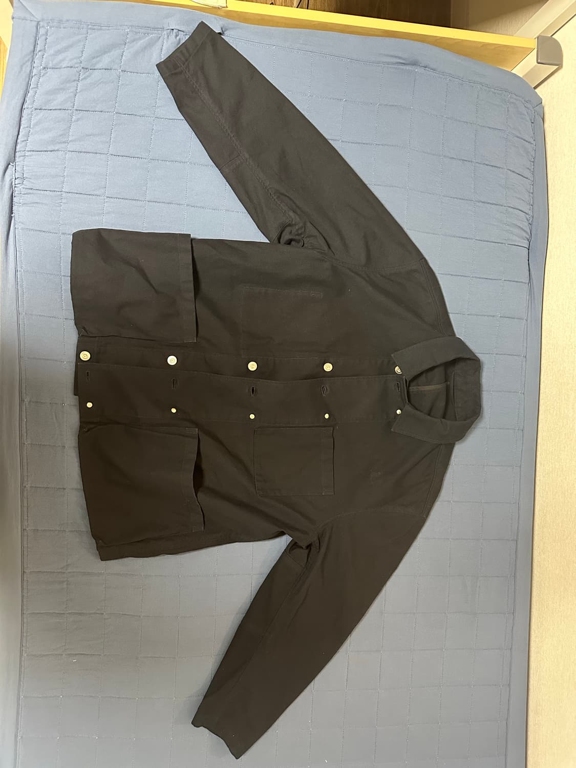 셔터(shirter) 워크 자켓 네이비(M,100) 택제거 새상품(미착용 상품이미지3