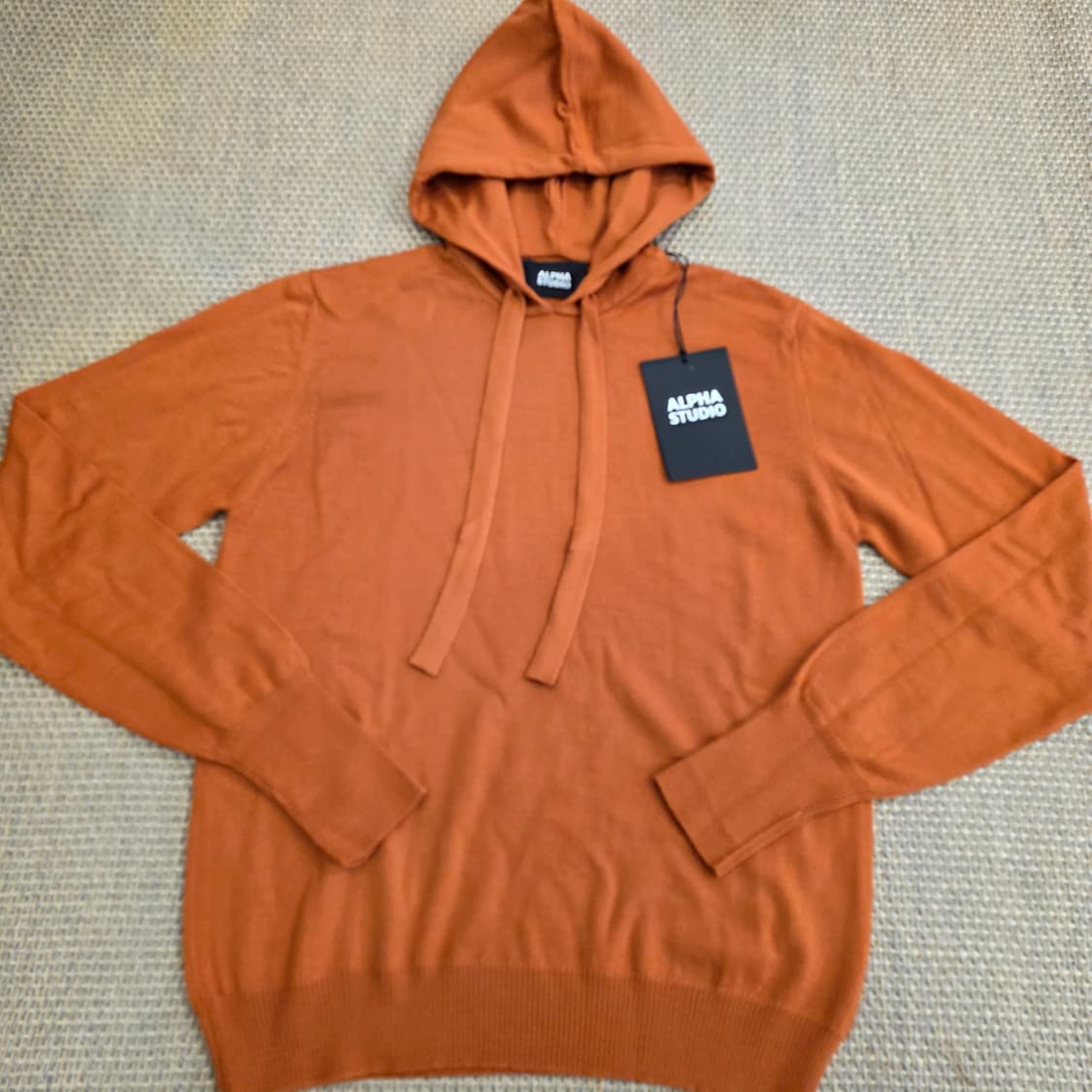 Alpha Studio 최상급 메르노울 럭셔리 니트 후드티 점퍼 상품이미지5