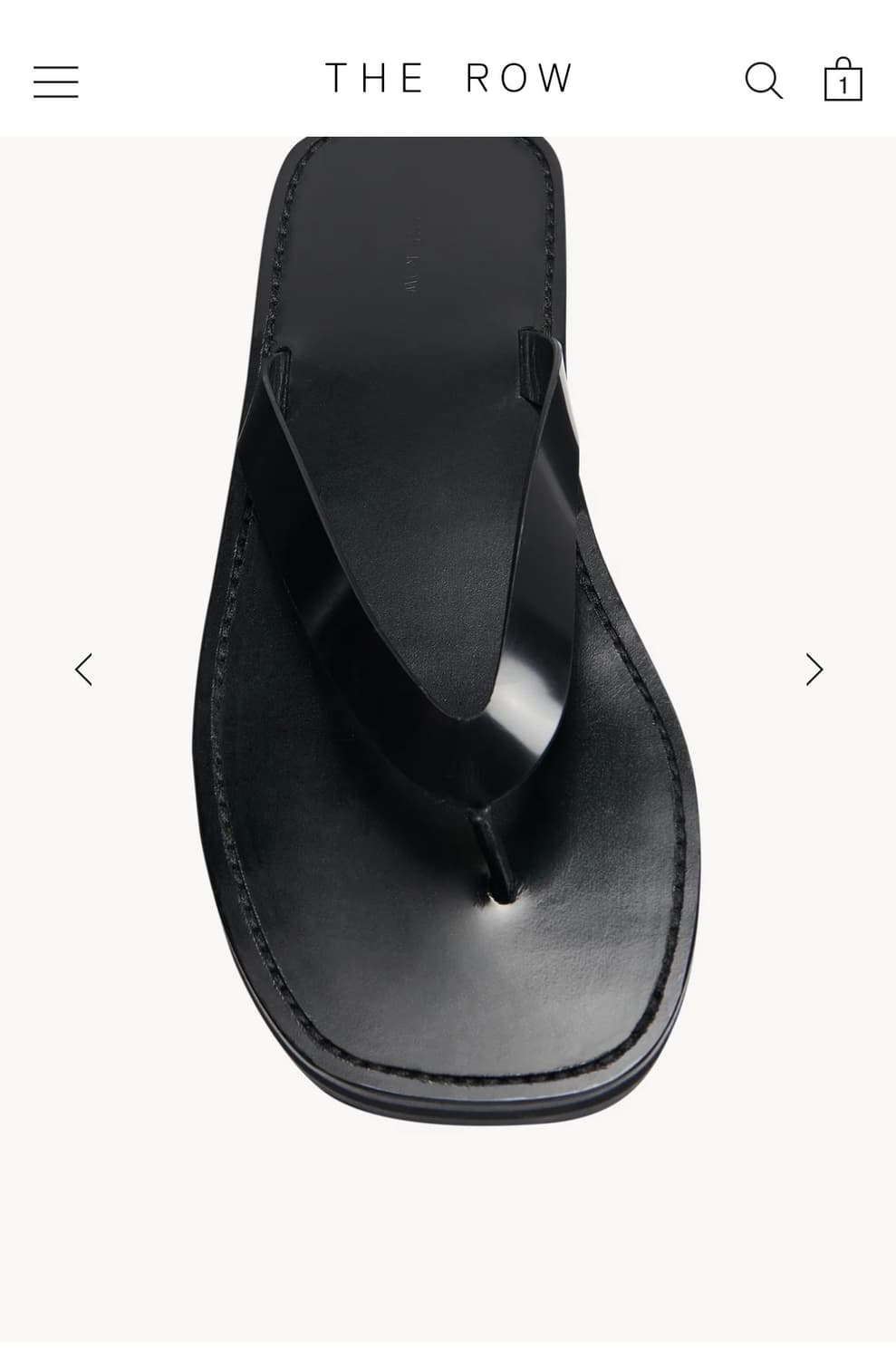 the row city flip flop 더로우 시티 샌들 (쪼리) 상품이미지4