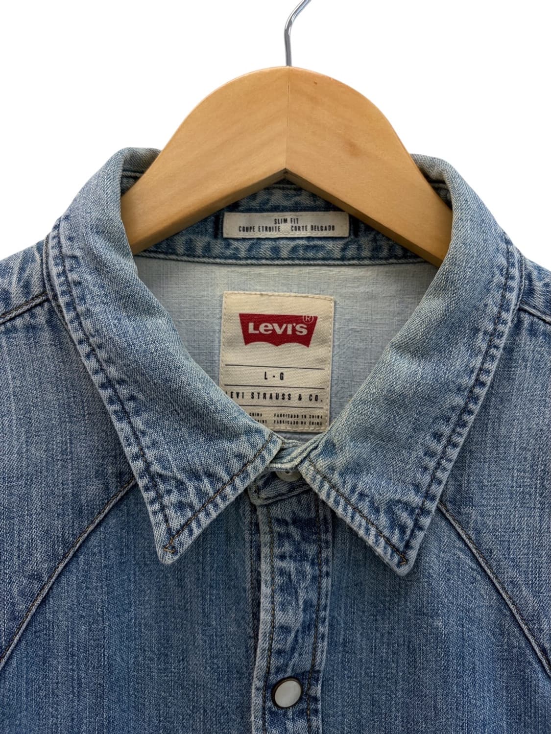 리바이스 샴브레이 셔츠 (L)  상품이미지3