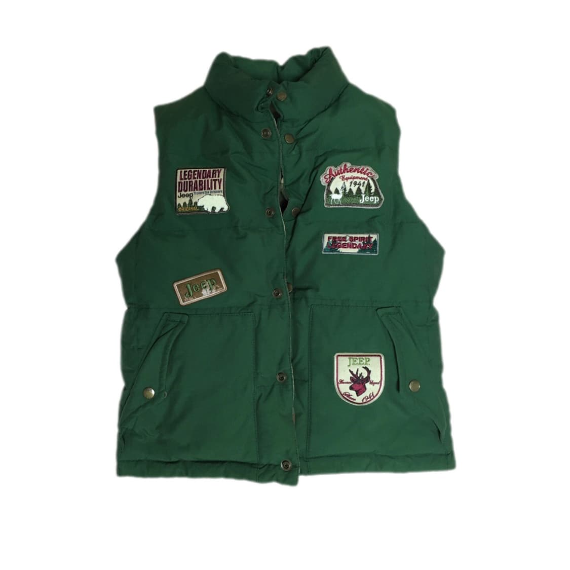 지프 리버시블 패딩 조끼 상품이미지2