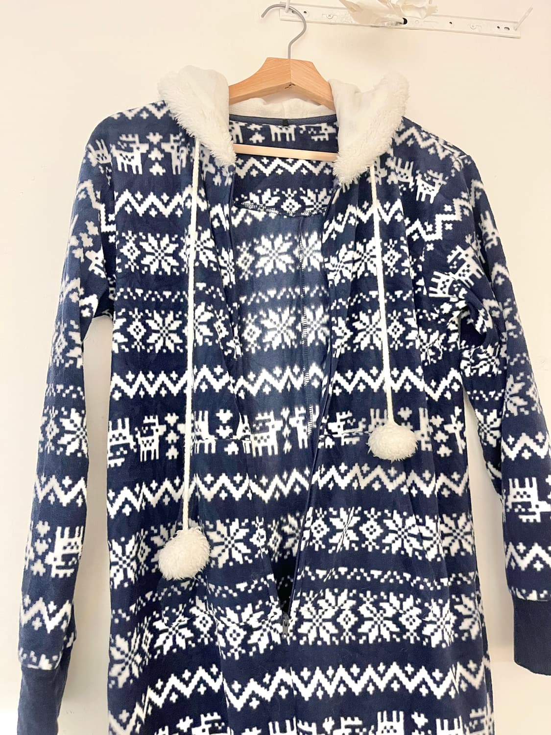 노르딕 패턴 점프수트 파자마 ❄️ 상품이미지5