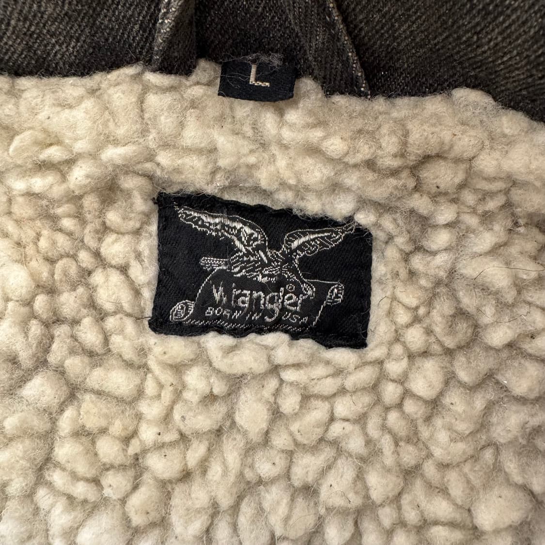 80s 랭글러 쉐르파 트러커 자켓 made in USA (L)  상품이미지9