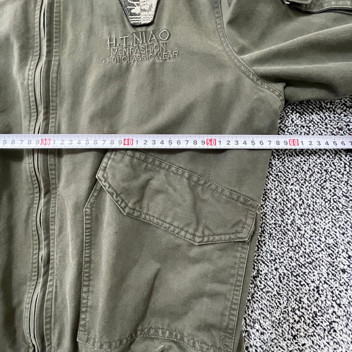 빈티지9. H.T. NIAO 밀리터리 플라이트 재킷 상품이미지4