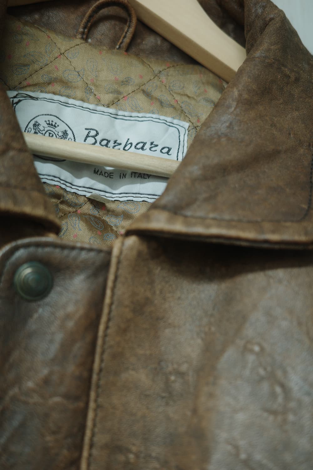 Leather Jacket ( Made in Italy ) 상품이미지3