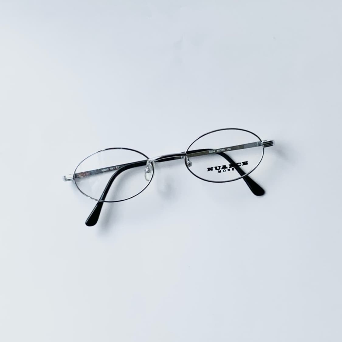 [픽키-697] 실버 메탈 풀프레임 안경 슬림 오벌 프레임 미니멀 상품이미지5