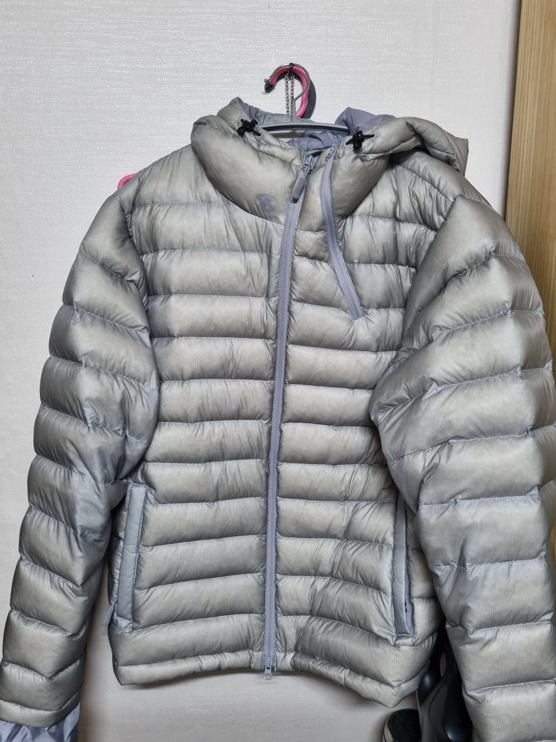 산산기어 24f/w 서픽스푸퍼 자켓 그레이 3사이즈 상품이미지2