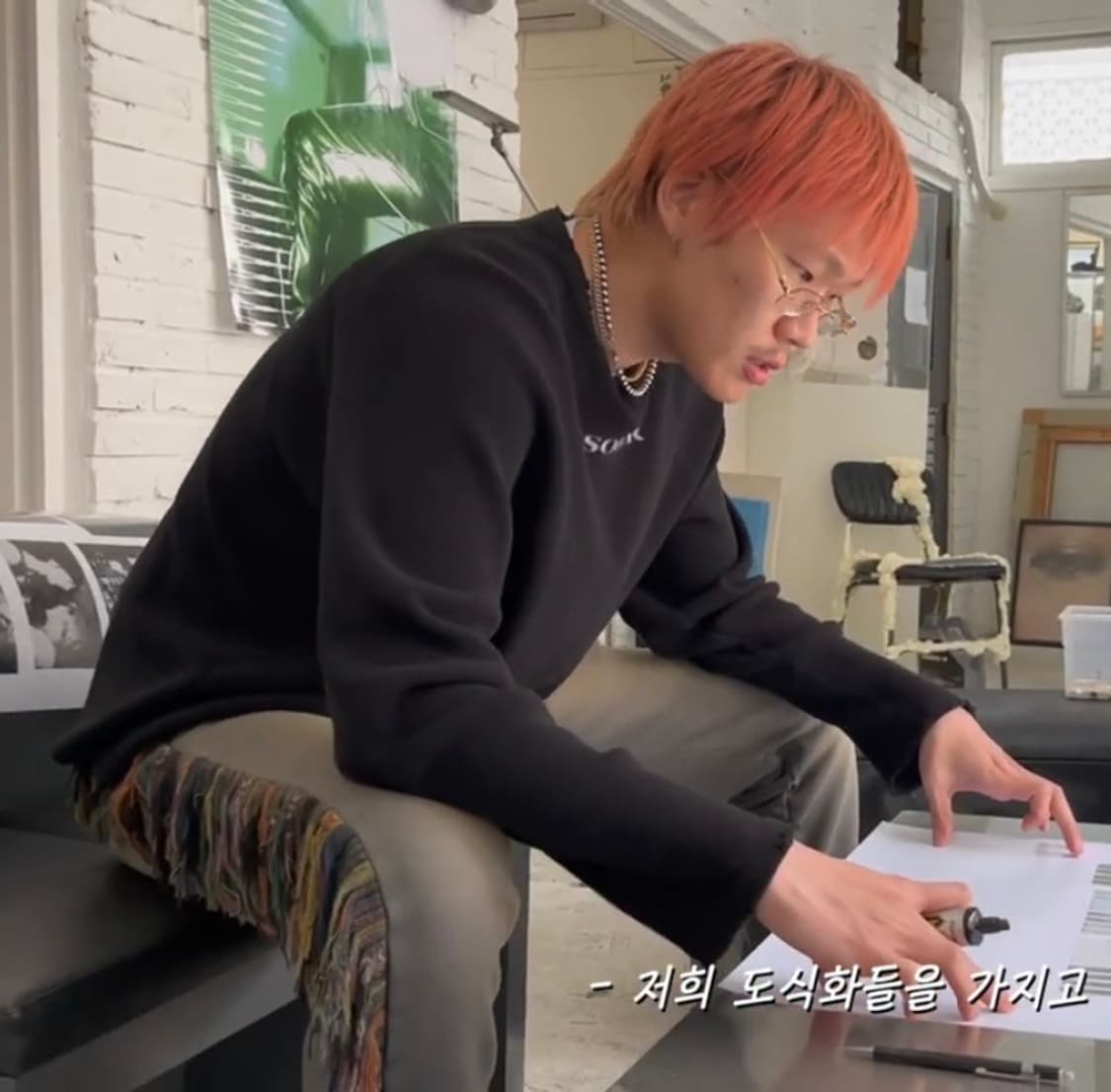 틸던 23ss sober 와플 롱슬리브 상품이미지1