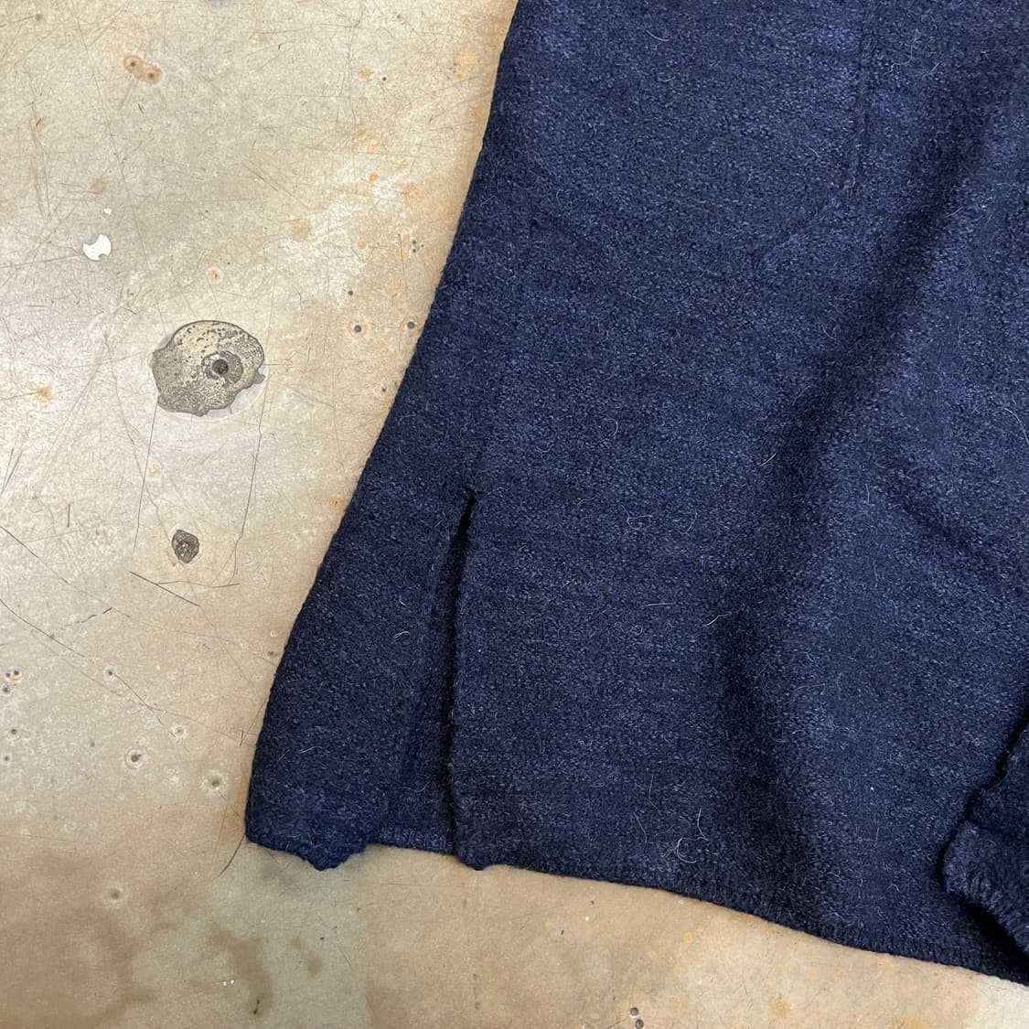 45R 인디고 니트 코트 상품이미지2