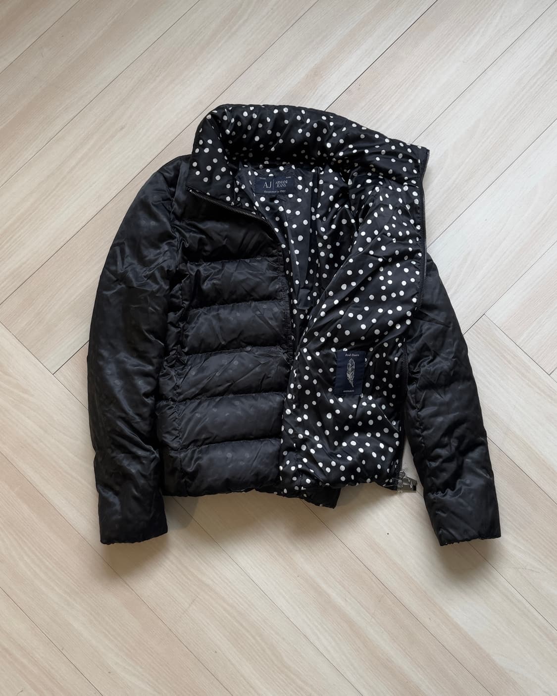 [Armani Jeans] Dot Real Down Jacket 상품이미지2