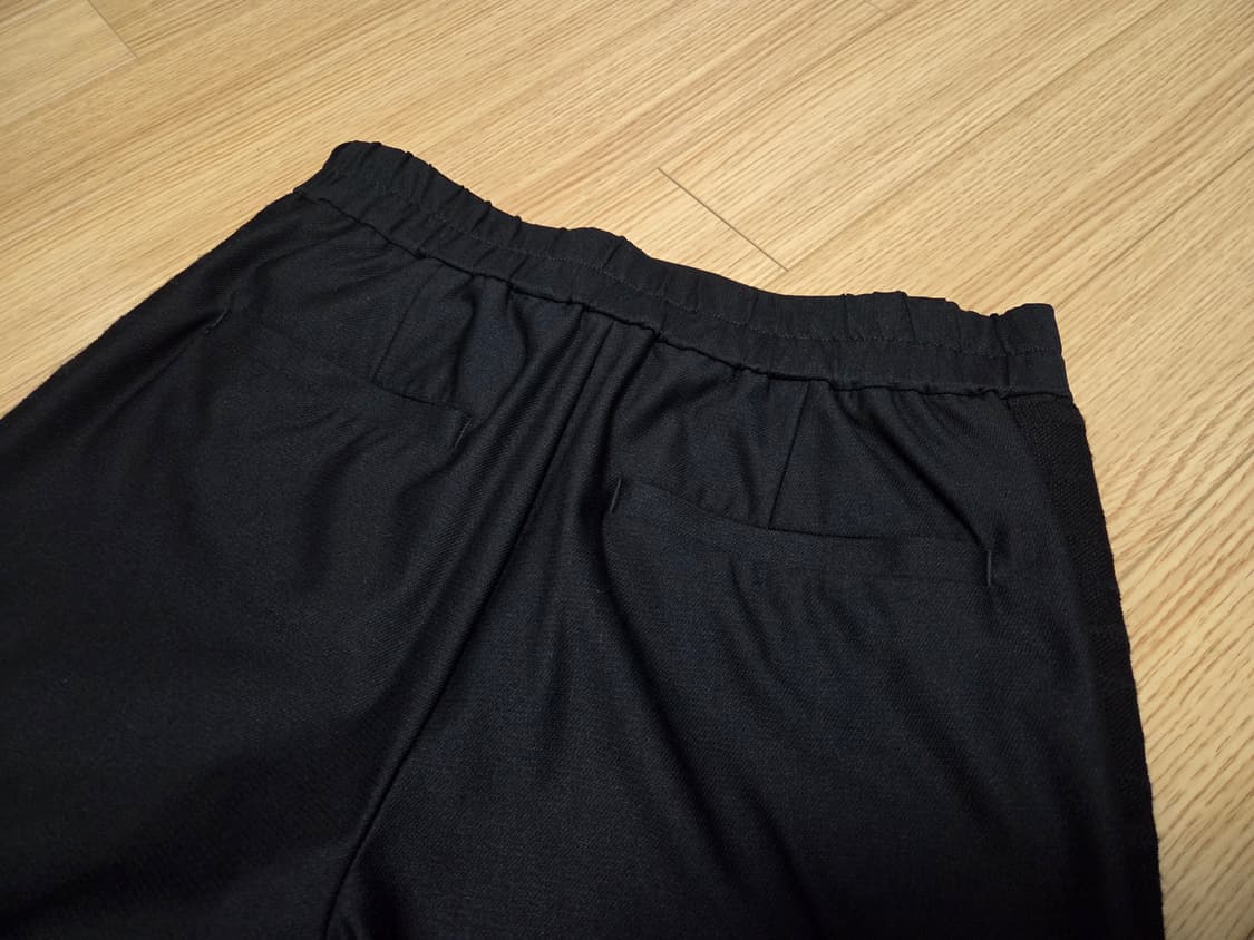 시스템 옴므 사이드 라인 래터링 버튼 와이드 슬랙스   상품이미지4