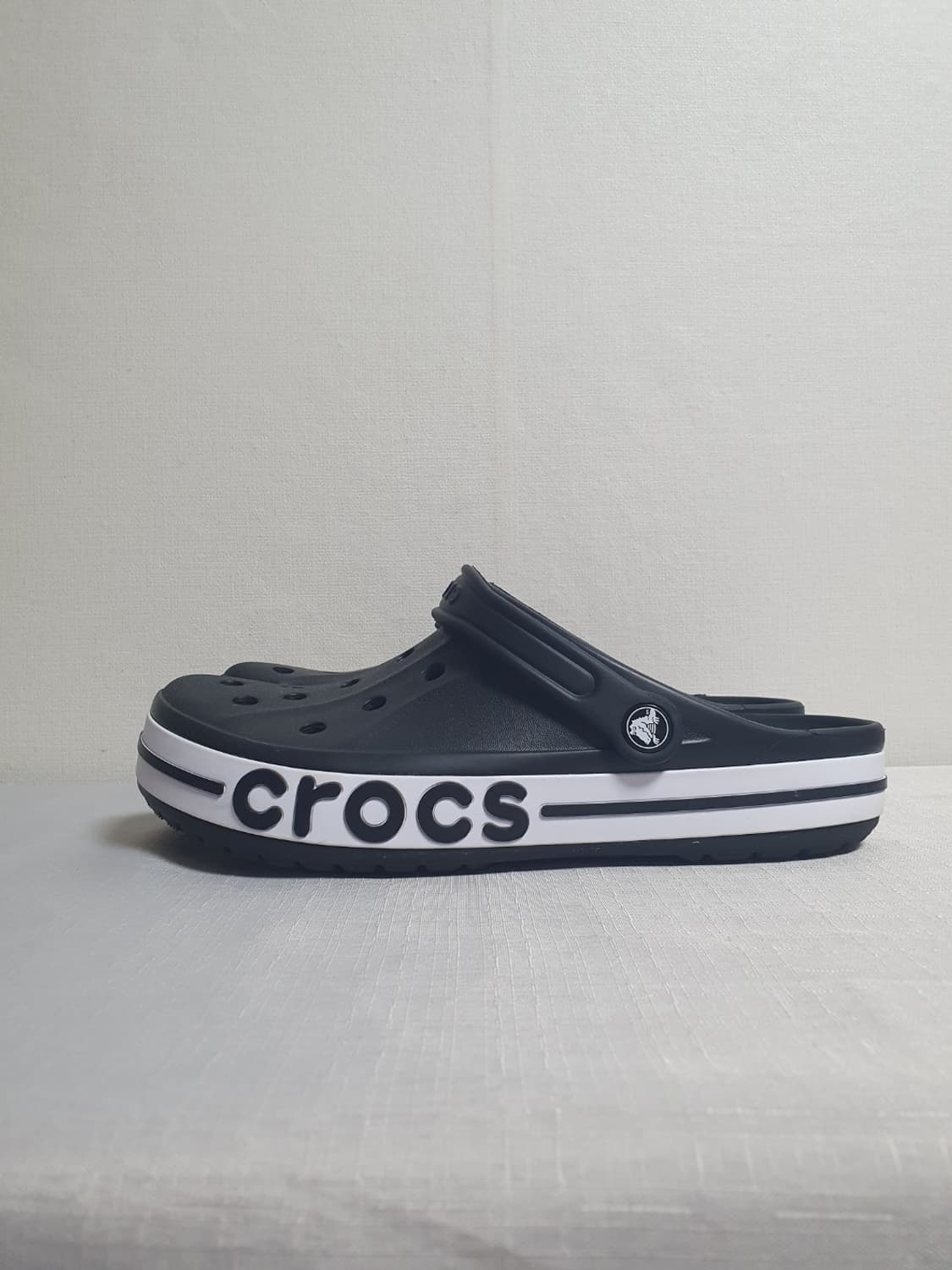 크록스 바야밴드 클로그 블랙화이트 270mm 상품이미지2