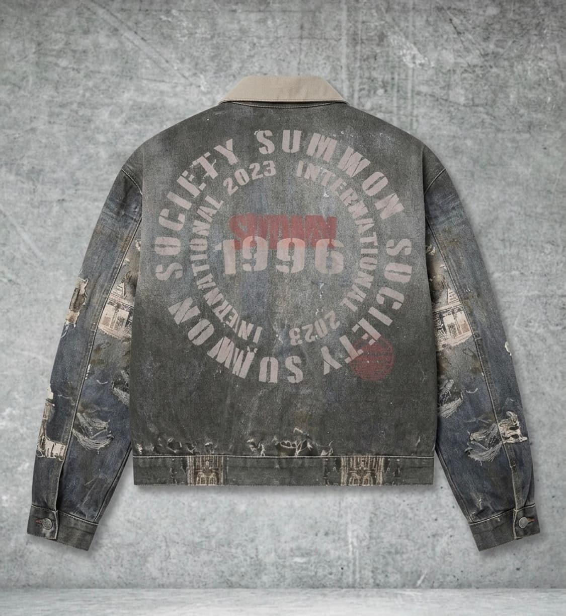 빈티지 크롭 데님 자켓  상품이미지2