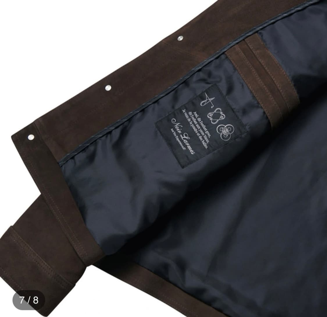 (신품급) 느와르라르메스 스웨이드 자켓 (DARK BROWN)_48 상품이미지3
