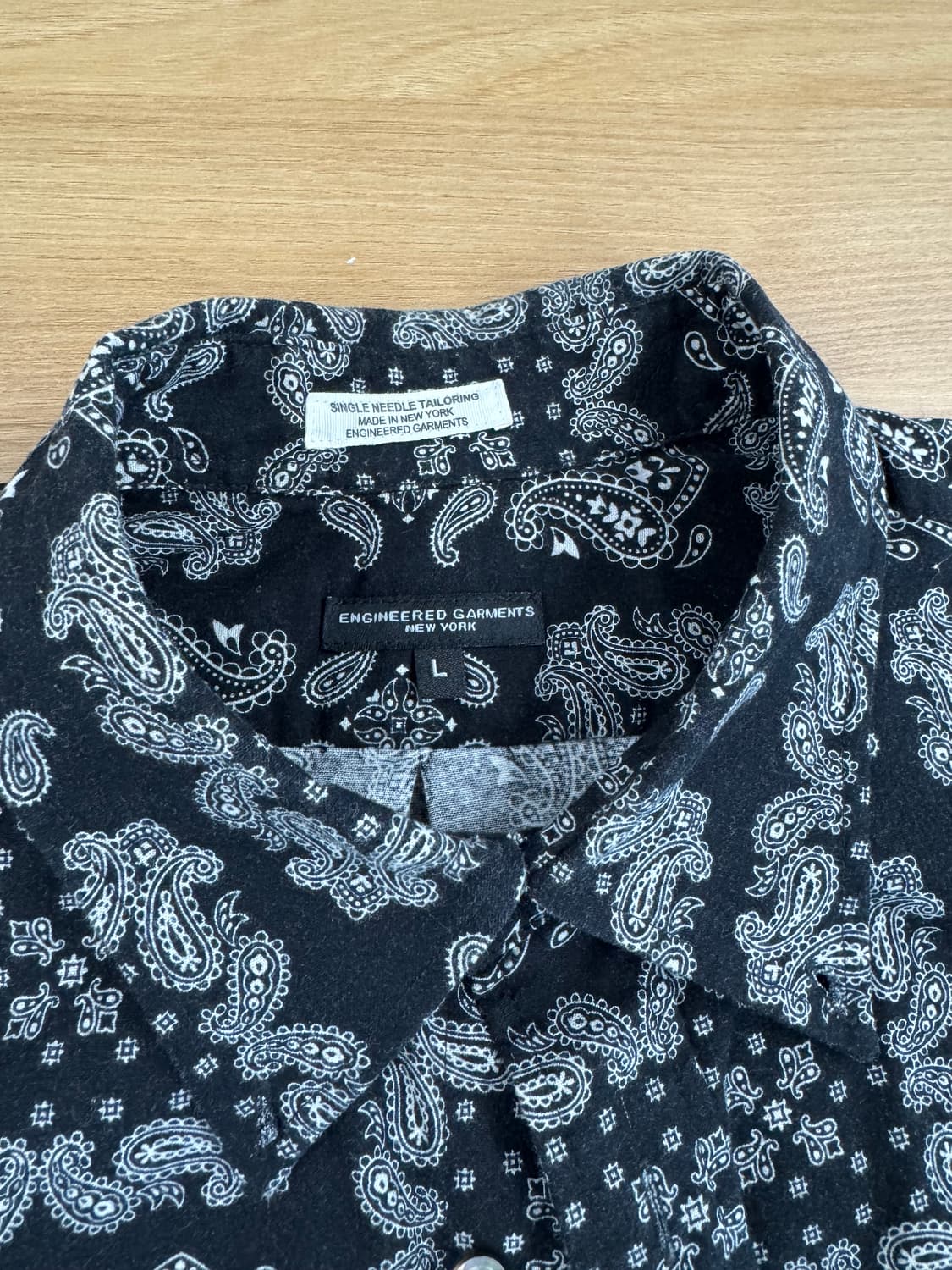 엔지니어드 가먼츠 반다나 셔츠 엔가 L 팝니다 상품이미지6