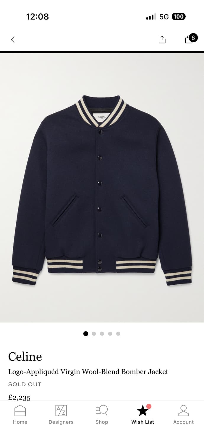 셀린느 바시티자켓 상품이미지2