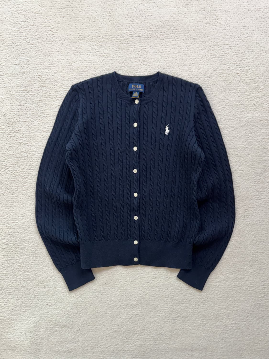 폴로 네이비 우먼 가디건 상품이미지2